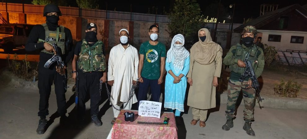 Terror recruitment module busted in Baramulla; woman among 3 arrested